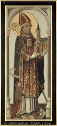 Votive Panel Depicting St. Ansgar, 1457
